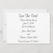 西側日付を保存 セーブザデート (裏面)