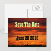 西側範囲日付はがきを保存 案内ポストカード (正面/裏面)