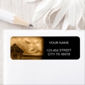 西初期のカントリーファームハウス ラベル (インサイチュ)