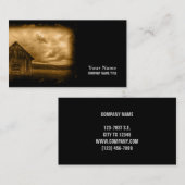 西初期のカントリーファームハウス 名刺 (正面/裏面)