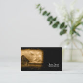 西初期のカントリーファームハウス 名刺 (スタンド正面)