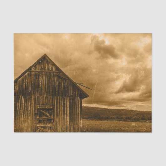 西初期のカントリーファームハウス 薄葉紙 (正面)