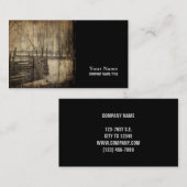 西初期の国旧木柵ファーム 名刺 (正面/裏面)