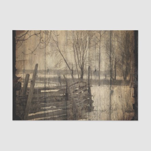 西初期の国旧木柵ファーム 薄葉紙 (正面)