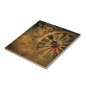 西初期の国素朴車の車 タイル (側面)