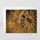 西初期の国素朴車の車 ポストカード (正面/裏面)