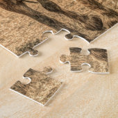 西初期の国農園の馬 ジグソーパズル (側面)