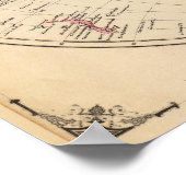 西半球と東半球 ポスター (角)