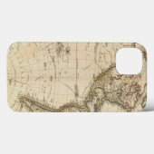 西半球の回状の地図 Case-Mate iPhoneケース (裏面 (横))