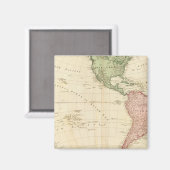 西半球の地図 マグネット (正面/裏面)