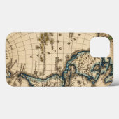 西半球の彫刻地図 Case-Mate iPhoneケース (裏面 (横))