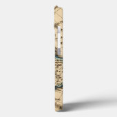 西半球の彫刻地図 Case-Mate iPhoneケース (裏面 / 左)