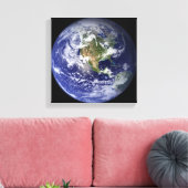 西半球を示す地球 キャンバスプリント (インサイチュ (リビング))