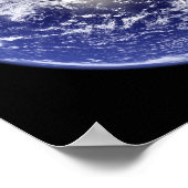 西半球を示す地球 ポスター (角)