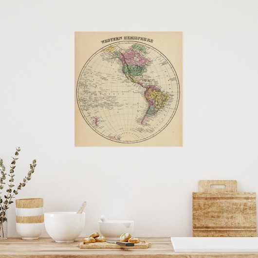 西半球 ポスター (キッチン)