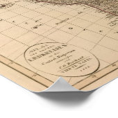 西半球、南米 ポスター (角)