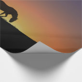 西南サンライズギフトラップで美しい馬 ラッピングペーパー (角)