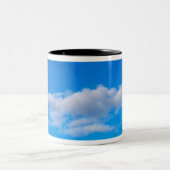 西南極の積雲 ツートーンマグカップ (中央)