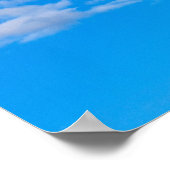 西南極上空の積雲 ポスター (角)