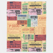 西古ユニークいセニマチケットギフト素朴 フリースブランケット (正面)