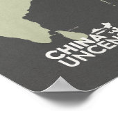 西台湾地図ポスター18" x 24" ポスター (角)