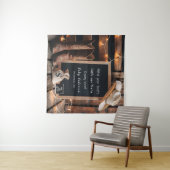 西国スタイル妊娠発表 タペストリー (インサイチュ(横))