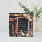 西国スタイル妊娠発表 招待状 (スタンド正面)