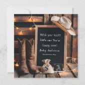 西国スタイル妊娠発表 招待状 (正面)