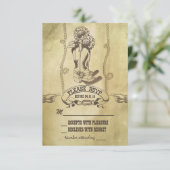 西国結婚式RSVP 出欠カード (スタンド正面)