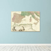 西地中海の側 キャンバスプリント (インサイチュ (ウッドフロア))