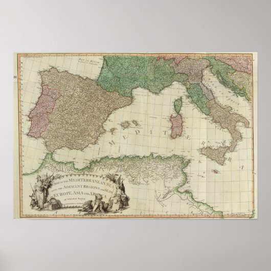 西地中海の側 ポスター (正面)