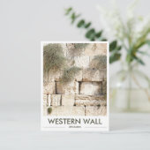 西壁エルサレム写真はがき ポストカード (スタンド正面)