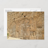 西壁、エルサレム、イスラエル ポストカード (正面/裏面)