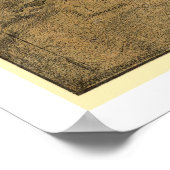 西大西洋鉄道の地図1887 ポスター (角)