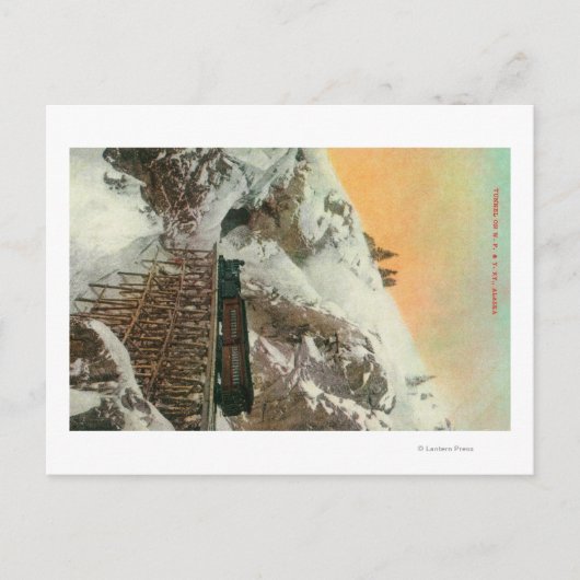 西太平洋トンネルとユーコンRR ポストカード (正面)