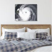 西太平洋海のチャバ台風 キャンバスプリント (インサイチュ (寝室))