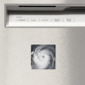 西太平洋海のチャバ台風 マグネット (インサイチュ (食洗機))