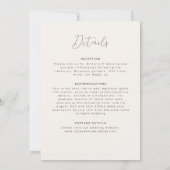 西太平洋異形オーバルクラシックマンダラ結婚ズ 招待状 (裏面)