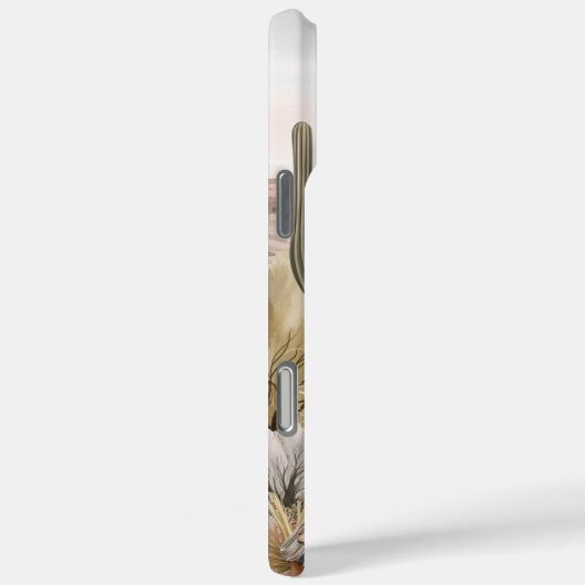 西女性のカーボーイインピンクブロンドヘアオンホース Case-Mate iPhoneケース (裏面 / 右)