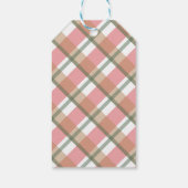 西女性のカーボーイメリークリスマスギフトラベル ギフトタグ (裏面)