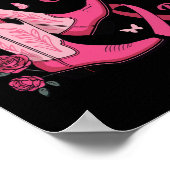 西女性のカーボーイ与え乳がんブートアワーン ポスター (角)