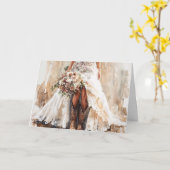 西嫁へのホライズン・ストレッチ カード (黄色い花)