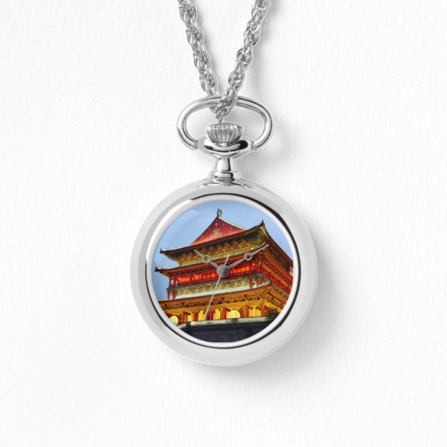 西安の鼓楼 腕時計 (正面)