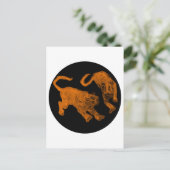 西安中国2002ブラウン幽霊タイガースブラックサークルTr ポストカード (スタンド正面)