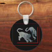 西安中国2002幽霊タイガースレッドボーダーザMUSEU キーホルダー (正面)