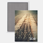 西安兵馬俑中国旅行 マグネット (正面/裏面)