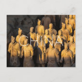 西安、中国の旅 ポストカード (正面)