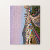 西岬ケープタウンへの高速道路の交通 ジグソーパズル (縦)