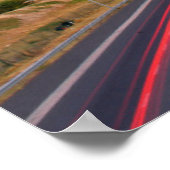 西岬ケープタウンへの高速道路の交通 ポスター (角)