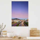 西岬ケープタウンへの高速道路の交通 ポスター (キッチン)